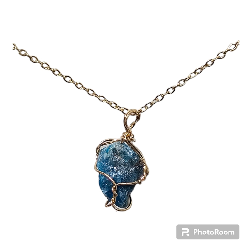Gold plated stainless steel Apitate necklace with length of adjustable 20 inch